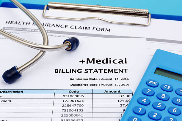 istock Healthcare cost concept with calculator 595118724