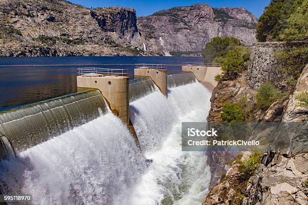 Oshaughnessy Hetch Hetchy Dam Yosemite National Park Stock Photo - Download Image Now