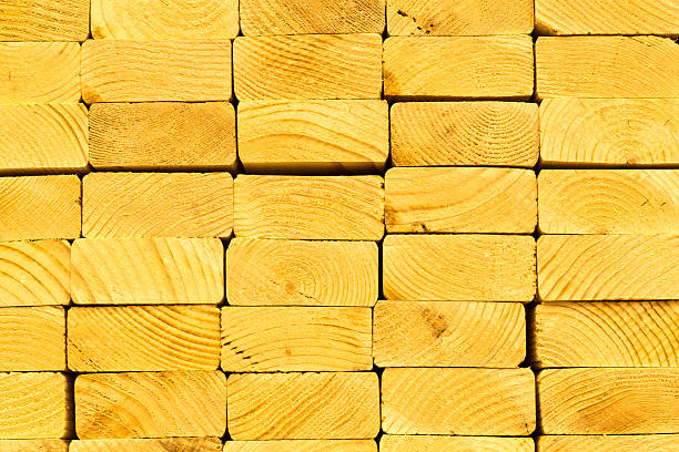 2x4 tablero de madera de tablones extremos abstractos apilados - the end wood timber construction fotografías e imágenes de stock