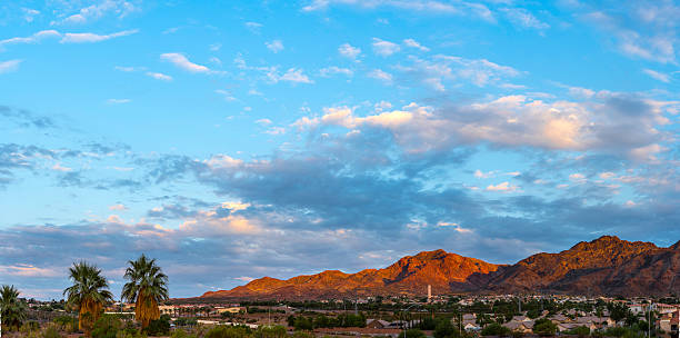 panorama de la ciudad de boulder - clark county fotografías e imágenes de stock