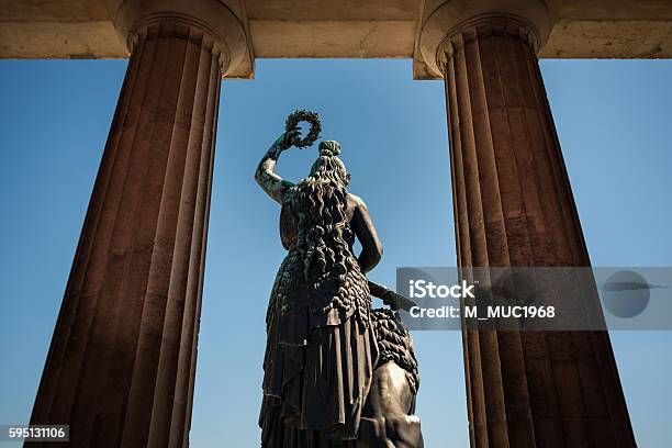 Munich Statue Bavaria Stock Photo - Download Image Now - Munich, Bavaria, Beer Hall