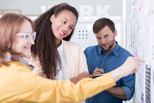istock Assesing the results of their team's work 595141322