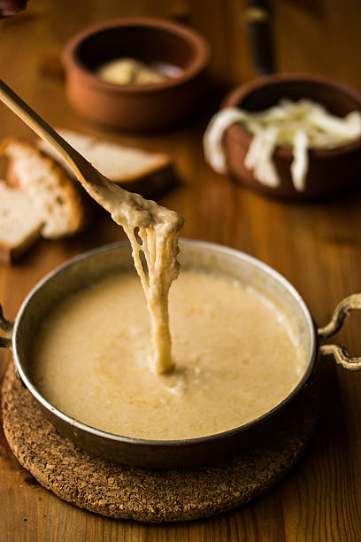 istock Muhlama / Corn Porridge with Cheese. 595143920