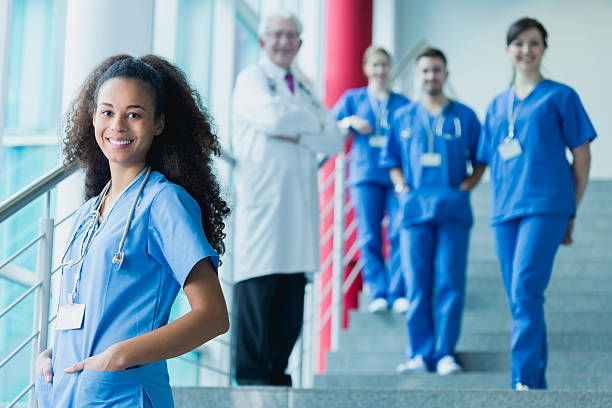 istock With joy at the beginning of the career path 595144588
