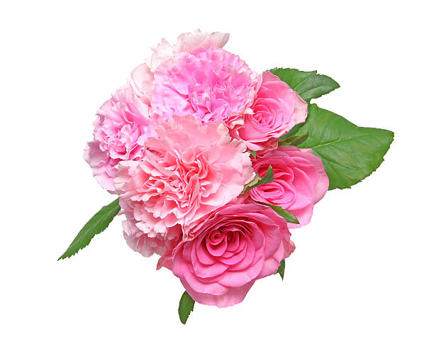 istock Bouquet of carnation and rose 595149484