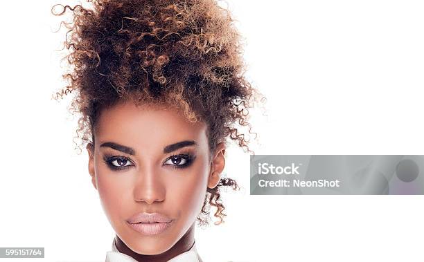 Beauty Portrait Of Elegant African American Woman Stock Photo - Download Image Now - Women, Fashion Model, African Ethnicity
