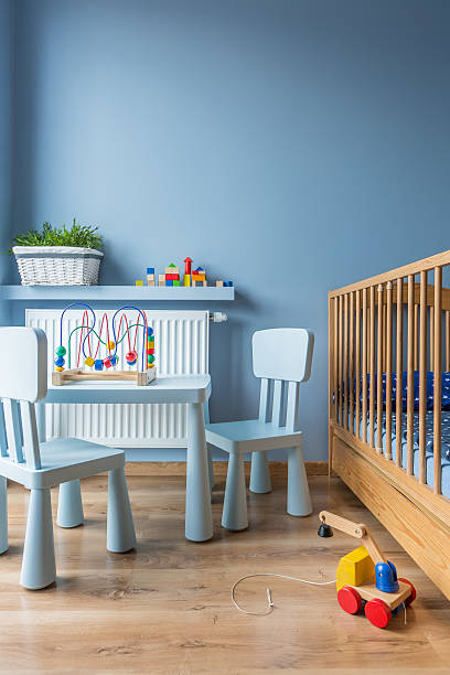istock Stylish space of a little baby 595155292