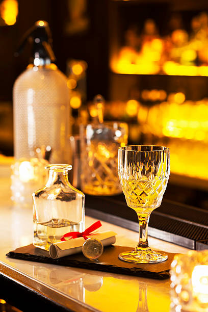 istock Punch and cocktail  drink serve on bar table 595157224