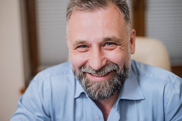 istock Portrait of solid middle-aged businessman. 595158558