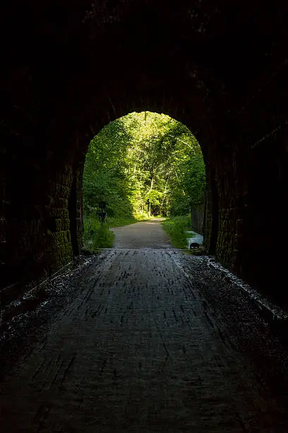 Photo of Inside Bike Trail Tunnel