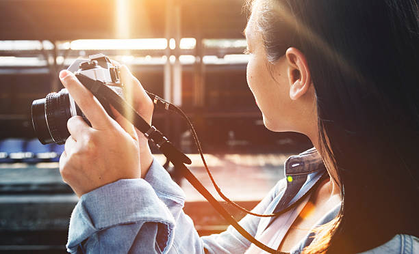 istock Camera Photographer Inspiration Journey Style Concept 595160878