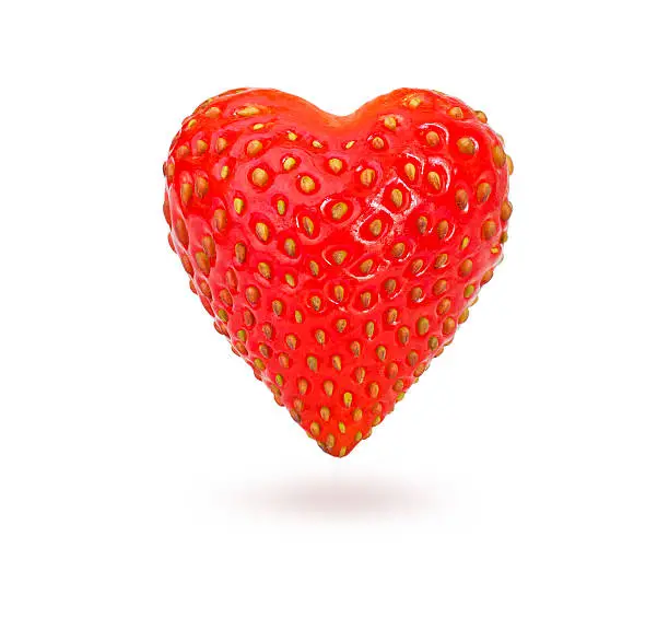 Photo of Strawberries in the shape of heart