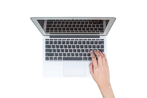 istock Closeup woman hand typing on keyboard 595320076