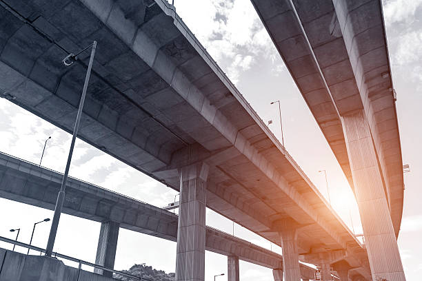 istock Stonecutters Bridge and the Tsing sha highway 595320528