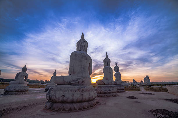 istock many Buddha statues on the field 595321976