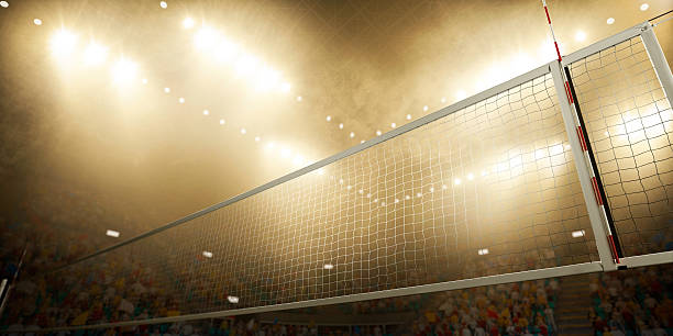 istock Volleyball indoor stadium 595334754