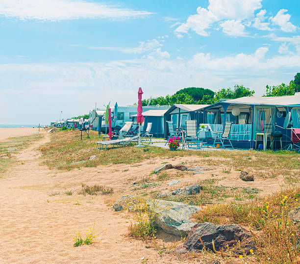istock campsite by the beach on sunny day 595335882