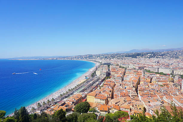 istock View of Nice city and bay 595338044
