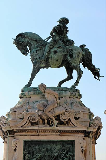 istock budapest - statue of saint stefen 595339724