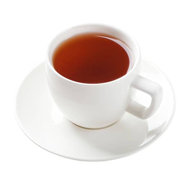 istock White cup of tea isolated on white 595341976
