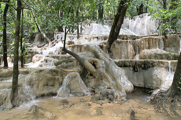 istock Wang-Sai-Thong Water Fall at Satun, Thailand 595343236