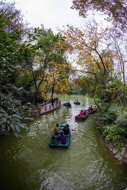 parco del popolo a chengdu, cina - peoples park foto e immagini stock