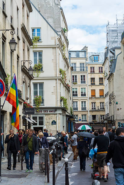 istock Street Scene in Maris District of Paris 595345228