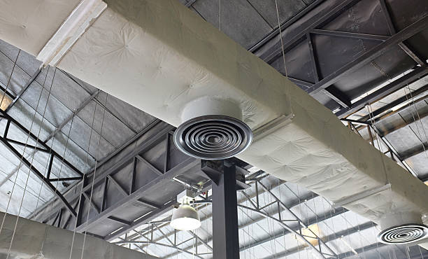 istock Hvac duct air conditioner ventilation pipes system 595348824