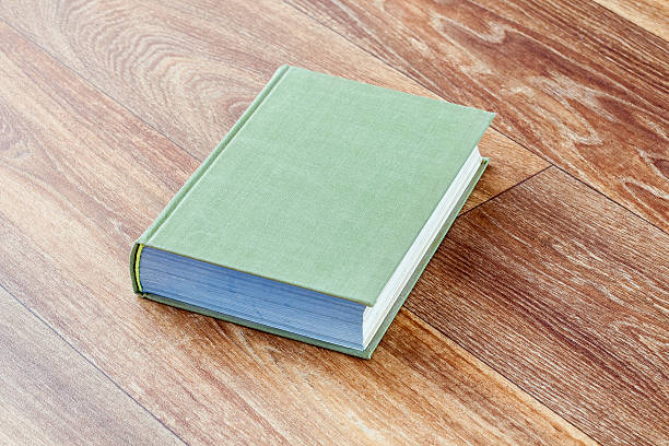 istock The book olive colour in a firm cover. 595349294