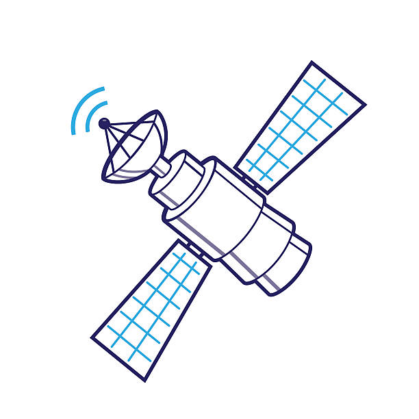 ilustrações, clipart, desenhos animados e ícones de via satélite  - renewable energy audio