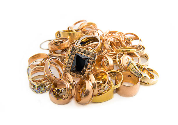 istock gold jewelry isolated on white 595354070