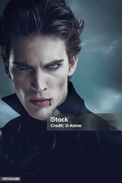 Vampire Stock Photo - Download Image Now - Vampire, Halloween, Men