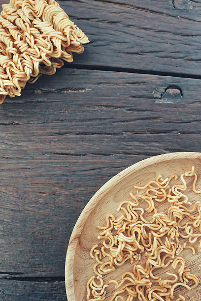 istock Dry instant noodle - noodles of fast preparation 595356594