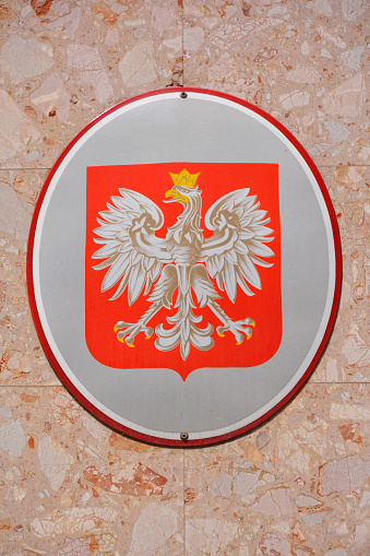 Coat of arms of the Republic of Poland.