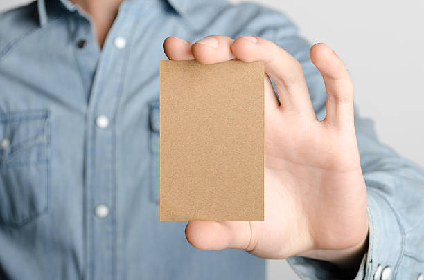 Craft Business Card Mock-Up (85x55mm)