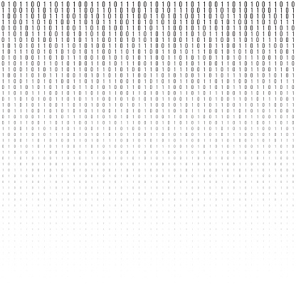 Binary Code Vector Halftone Texture Stock Illustration - Download Image ...
