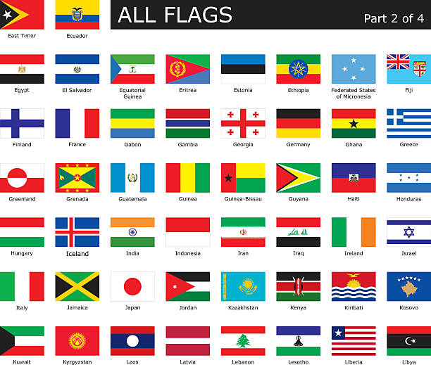 All World Flags All World Flags part 2 hondurian flag stock illustrations