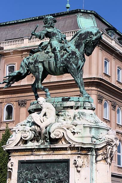 istock budapest - statue of saint stefen 595361430
