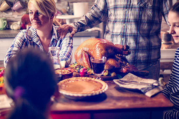 istock Traditional Holiday Stuffed Turkey Dinner 595363310