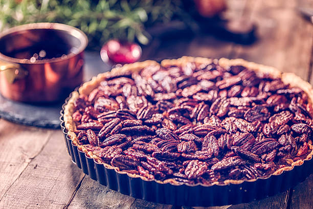 istock Pecan Pie Fresh Baked for the Holidays 595363442