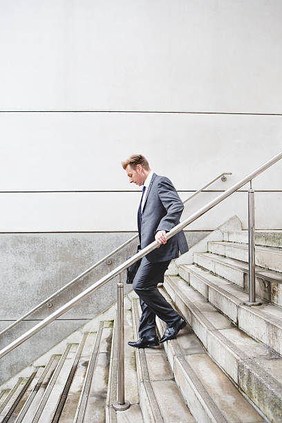 istock Businessman on the stairs 595363588
