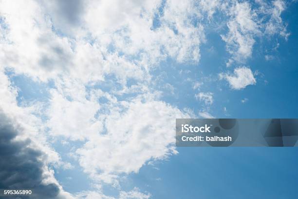 Partly Cloudy Sky Stock Photo - Download Image Now - Blue, Cloud - Sky, Day