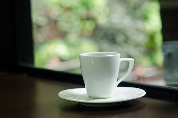 istock Glass espresso shots,Glass coffee with coffee. 595366036