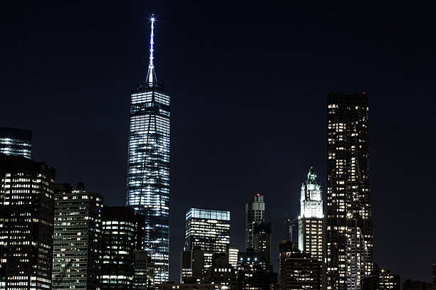 istock New York Freedom Tower at night 595366760