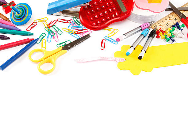 istock School and office supplies. Back to school. 595367882
