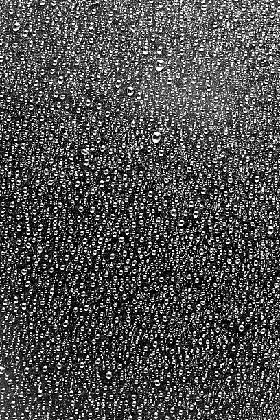 istock Water droplet on metal texture 595368692