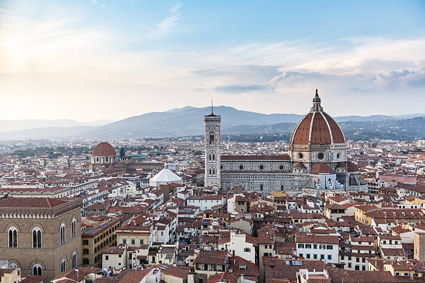 istock Florence Cathedral at sunset 595731638