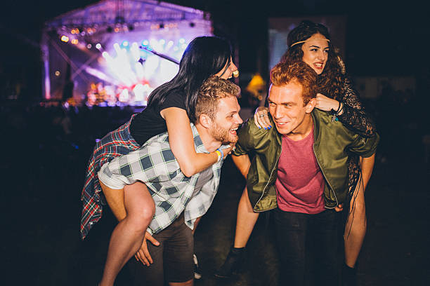 istock Great time at the concert 595735464