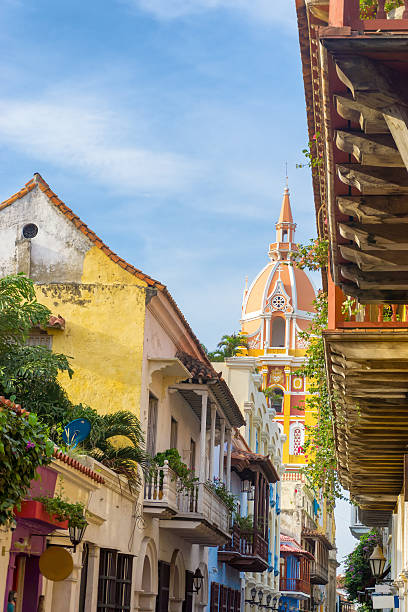 istock Colorful Cartagena Cathedral 595736492