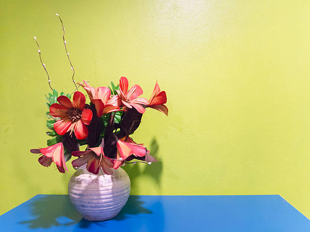 istock Vintage flower in vase 595741028